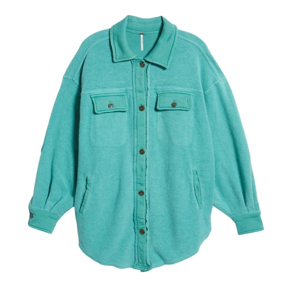 Free People Sweaters - Free People Ruby Fleece Shirt Jacket